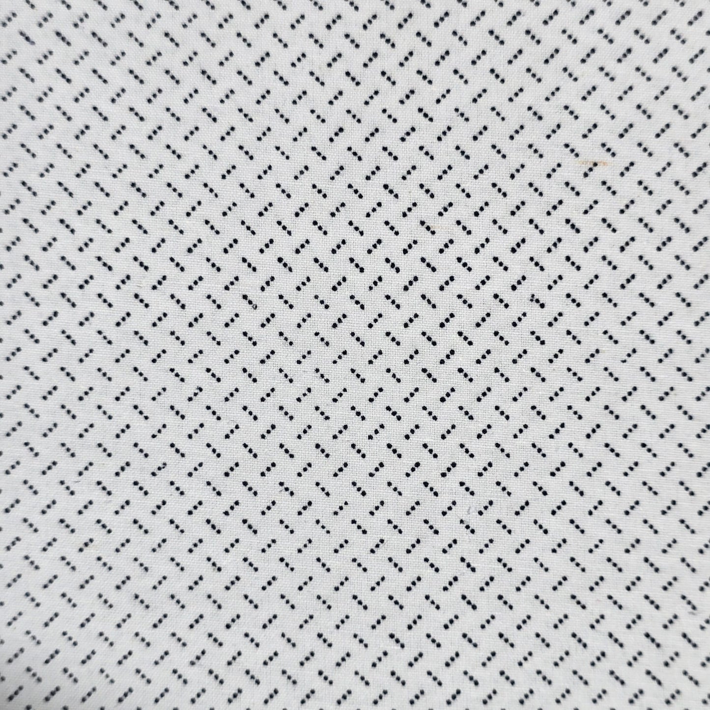 White & Black Geometric Cotton Poplin Fabric – 58" Wide Printed Craft, Dress & Quilting Fabric | 100% Cotton | Sold by the Metre