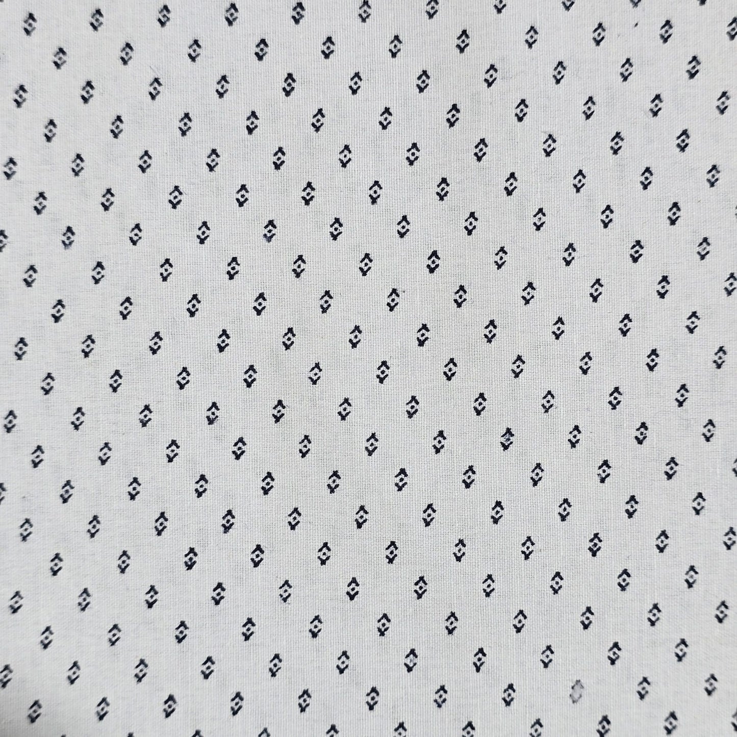 White & Black Geometric Cotton Poplin Fabric – 58" Wide Printed Craft, Dress & Quilting Fabric | 100% Cotton | Sold by the Metre (Copy)