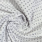 White & Black Geometric Cotton Poplin Fabric – 58" Wide Printed Craft, Dress & Quilting Fabric | 100% Cotton | Sold by the Metre