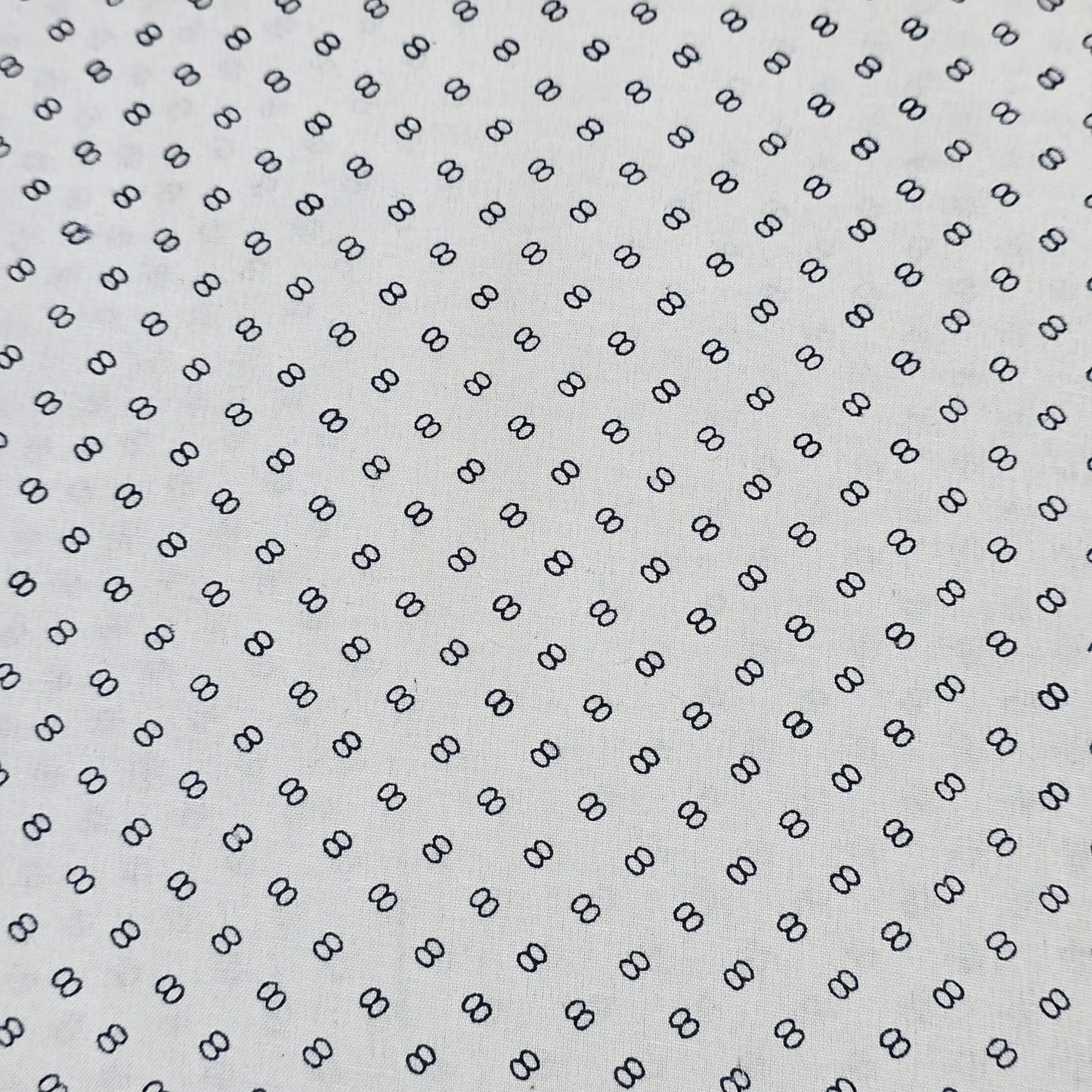 White & Black Geometric Cotton Poplin Fabric – 58" Wide Printed Craft, Dress & Quilting Fabric | 100% Cotton | Sold by the Metre