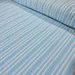 Sky Blue Striped Seersucker Fabric – 58" Wide | Lightweight Cotton Blend Dressmaking Fabric | Sold by the Metre