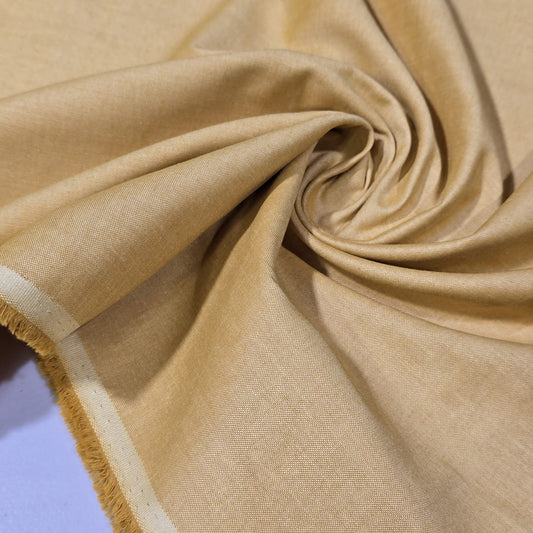 Camel 100% Cotton Chambray Fabric 58" Wide – Dressmaking, Shirts & Crafts by the Metre