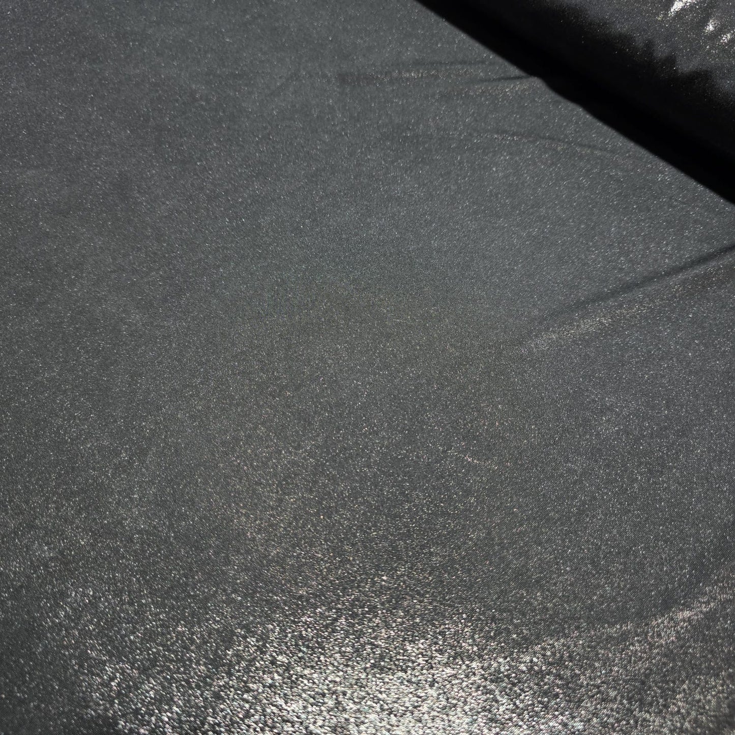 Premium Black Foil Stretch Fabric – 4 Way Stretch Shimmer Lycra | 58 Inch Wide | Dancewear, Activewear & Costume Fabric