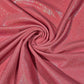 Coral Pink Glitter Stretch Fabric – 2 Way Stretch | Shimmer Knit Fabric | 58 Inch Wide