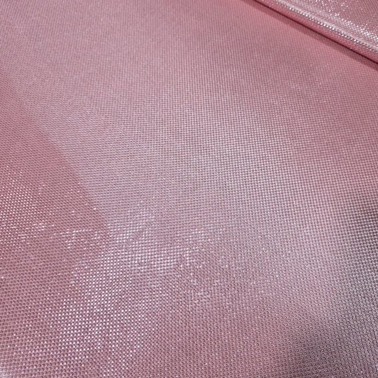 Dusty Rose Glitter Stretch Fabric – 2 Way Stretch | Shimmer Knit Fabric | 58 Inch Wide