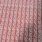 100% Cotton Lawn Fabric – Red Geometric Stripe Print | Lightweight Dress Fabric | 44 Inch Wide