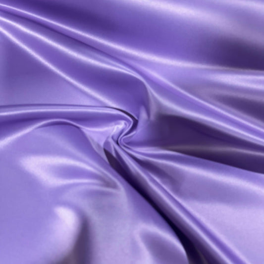 Lilac Heavyweight Dull Duchess Satin Fabric – Luxury Bridal & Dress Fabric 58" Wide by the Meter