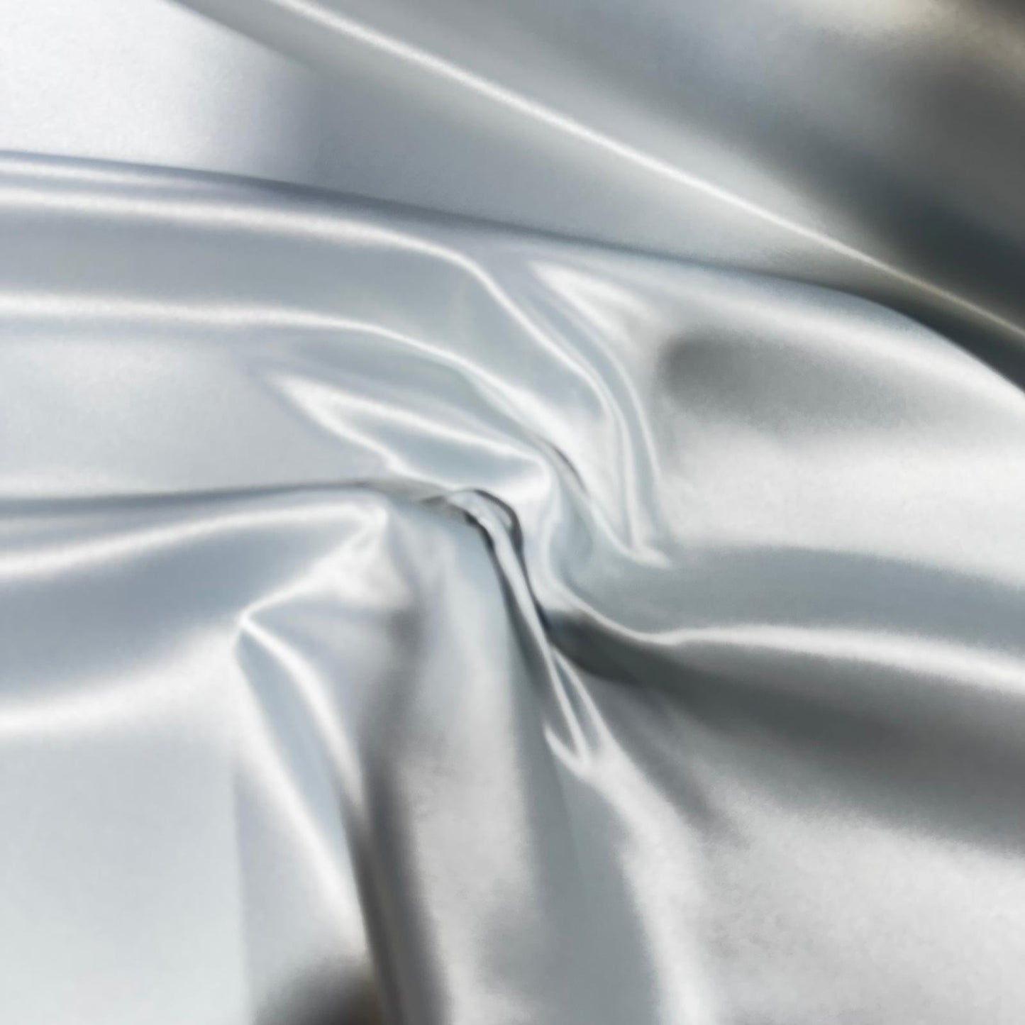 Ice Blue Heavyweight Dull Duchess Satin Fabric – Luxury Bridal & Dress Fabric 58" Wide by the Meter