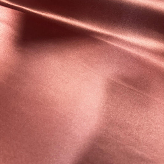 Dusty Rose Heavyweight Dull Duchess Satin Fabric – Luxury Bridal & Dress Fabric 58" Wide by the Meter