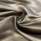 Taupe Heavyweight Dull Duchess Satin Fabric – Luxury Bridal & Dress Fabric 58" Wide by the Meter