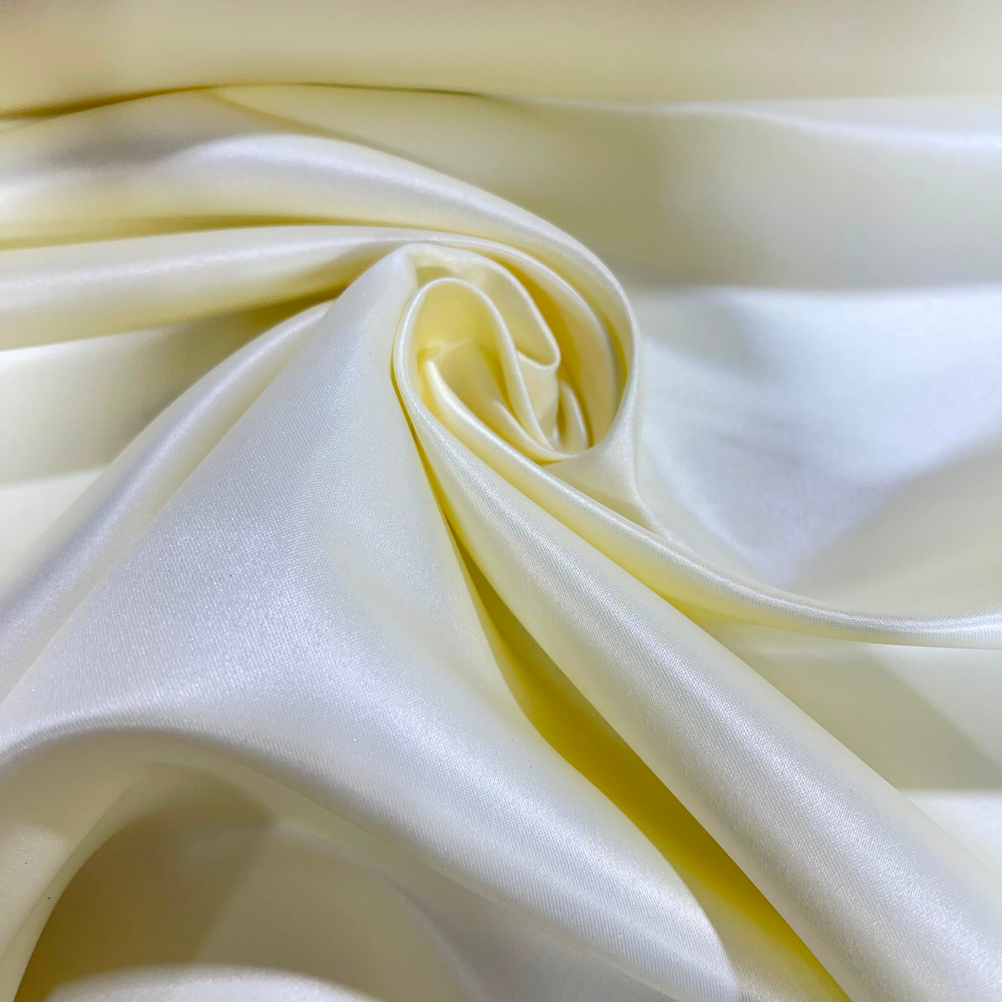 Cream Heavyweight Dull Duchess Satin Fabric – Luxury Bridal & Dress Fabric 58" Wide by the Meter