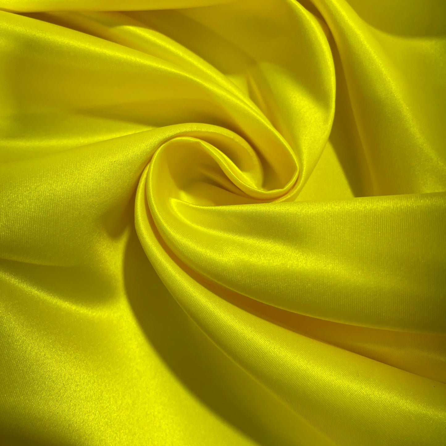 Lemon Yellow Heavyweight Dull Duchess Satin Fabric – Luxury Bridal & Dress Fabric 58" Wide by the Meter