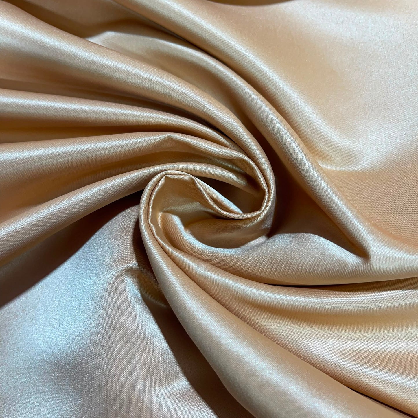 Almond Heavyweight Dull Duchess Satin Fabric – Luxury Bridal & Dress Fabric 58" Wide by the Meter