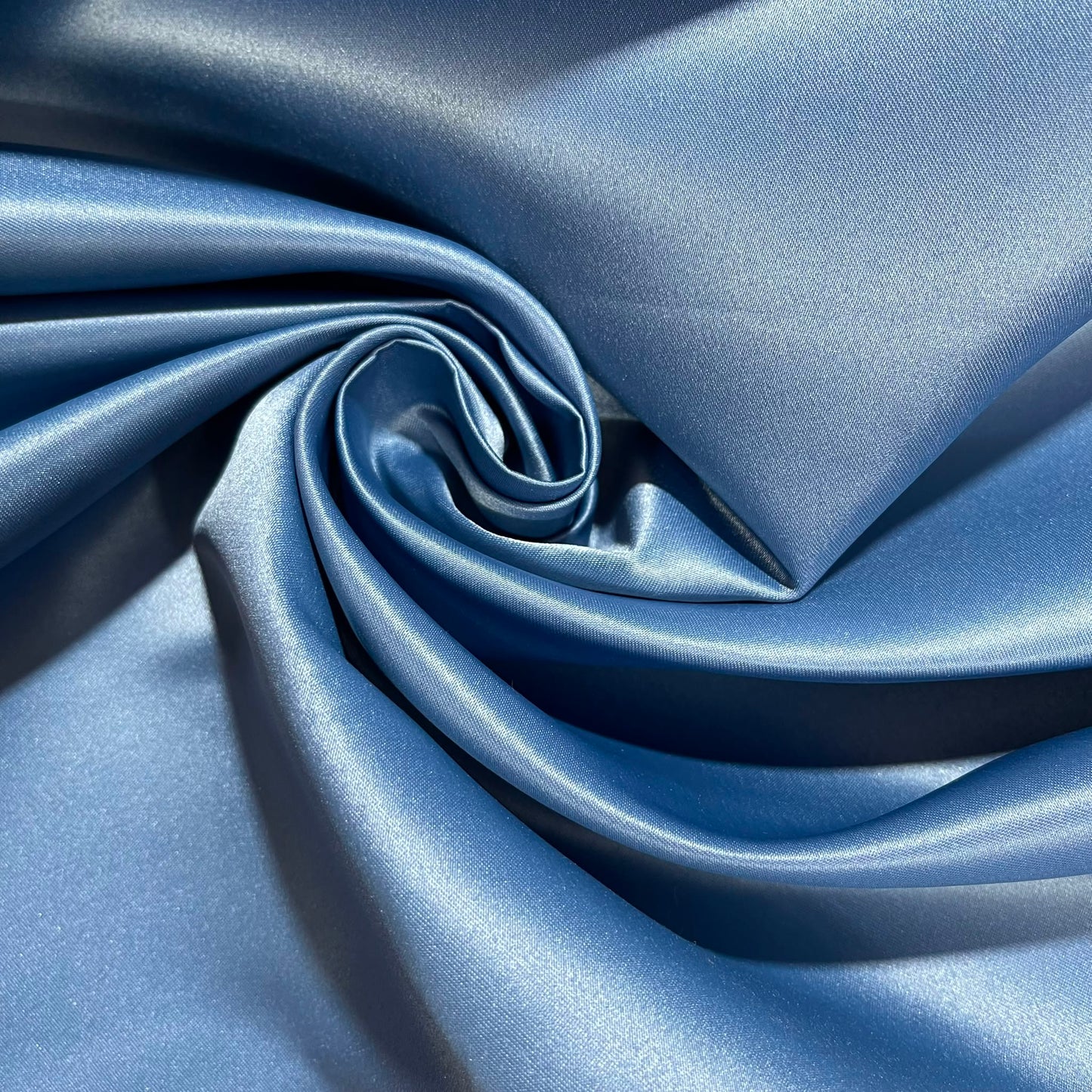 Cornflower Blue Heavyweight Dull Duchess Satin Fabric – Luxury Bridal & Dress Fabric 58" Wide by the Meter