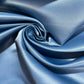 Cornflower Blue Heavyweight Dull Duchess Satin Fabric – Luxury Bridal & Dress Fabric 58" Wide by the Meter