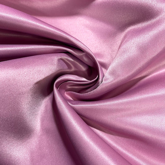 Dusty Mauve Heavyweight Dull Duchess Satin Fabric – Luxury Bridal & Dress Fabric 58" Wide by the Meter