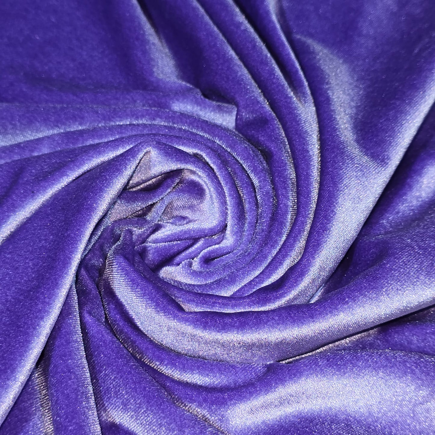 Lilac Gold Plain Velour 2 Way Stretch Fabric 58" Wide | Sold by the Meter