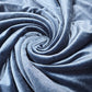 Steel Blue Plain Velour 2 Way Stretch Fabric 58" Wide | Sold by the Meter