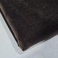 Chocolate Brown Plain Velour 2 Way Stretch Fabric 58" Wide | Sold by the Meter