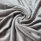 Taupe Grey Plain Velour 2 Way Stretch Fabric 58" Wide | Sold by the Meter
