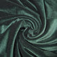 Emerald Green Plain Velour 2 Way Stretch Fabric 58" Wide | Sold by the Meter