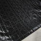 Black Leather Look Quilted Jersey Fabric by the Metre | Stretch Dressmaking Fabric
