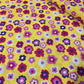 Premium 100% Cotton Lawn Fabric – Bright Yellow Floral Print – 58" (147cm) Wide by the Metre