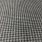 Italian Wool Blend Grey & Black Houndstooth Fabric – 58" Wide – By the Metre