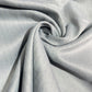 Silver Grey Stripe Polyester Cashmere Suiting Fabric Suit Trouser Dress Material By The Meter 58" Wide