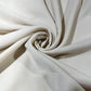 Ivory Plain Peach-Skin Powder Touch Crepe Fabric – 150cm Wide – By the Metre