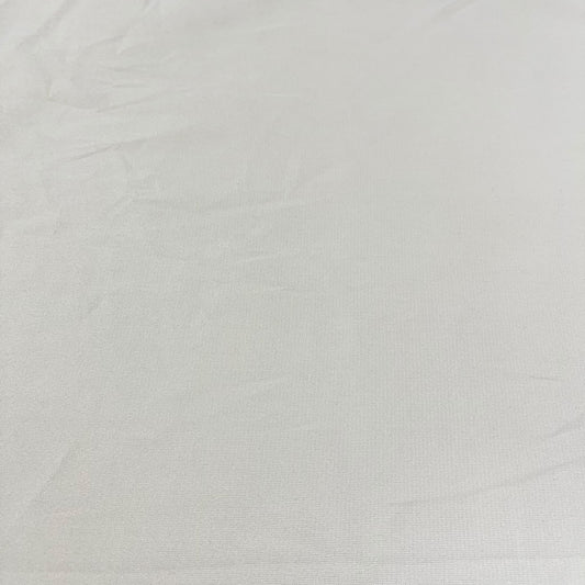 Ivory Plain Peach-Skin Powder Touch Crepe Fabric – 150cm Wide – By the Metre
