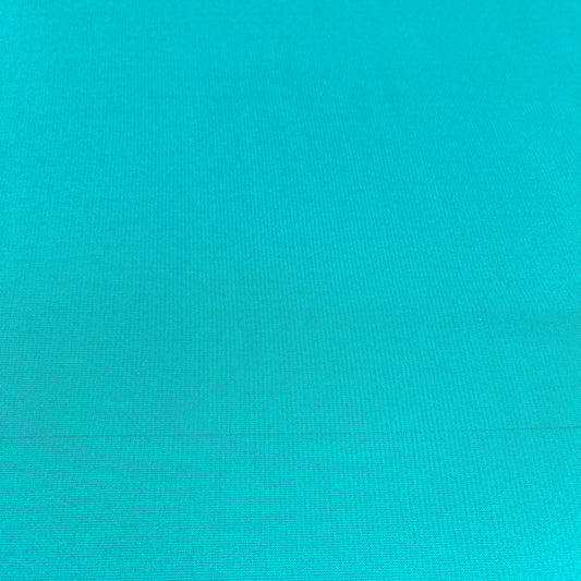 Turquoise Plain Peach-Skin Powder Touch Crepe Fabric – 150cm Wide – By the Metre