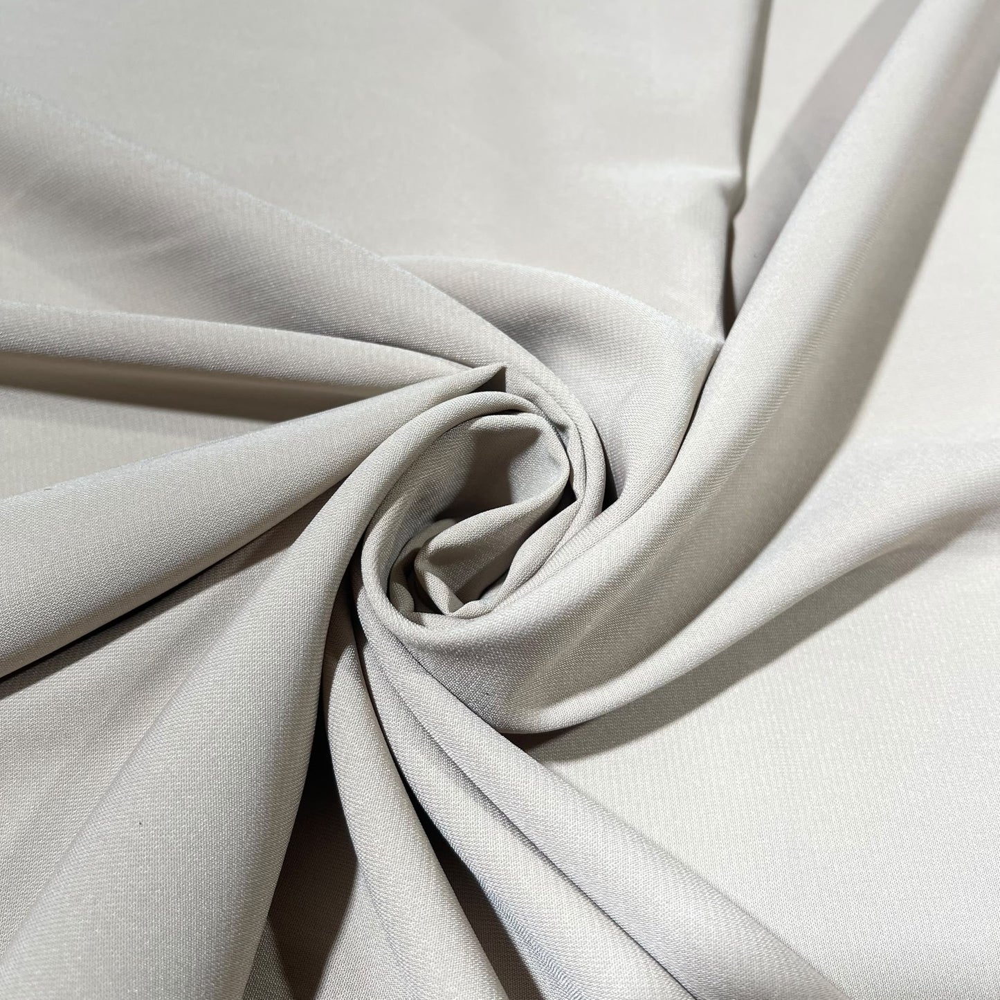 Stone Plain Peach-Skin Powder Touch Crepe Fabric – 150cm Wide – By the Metre