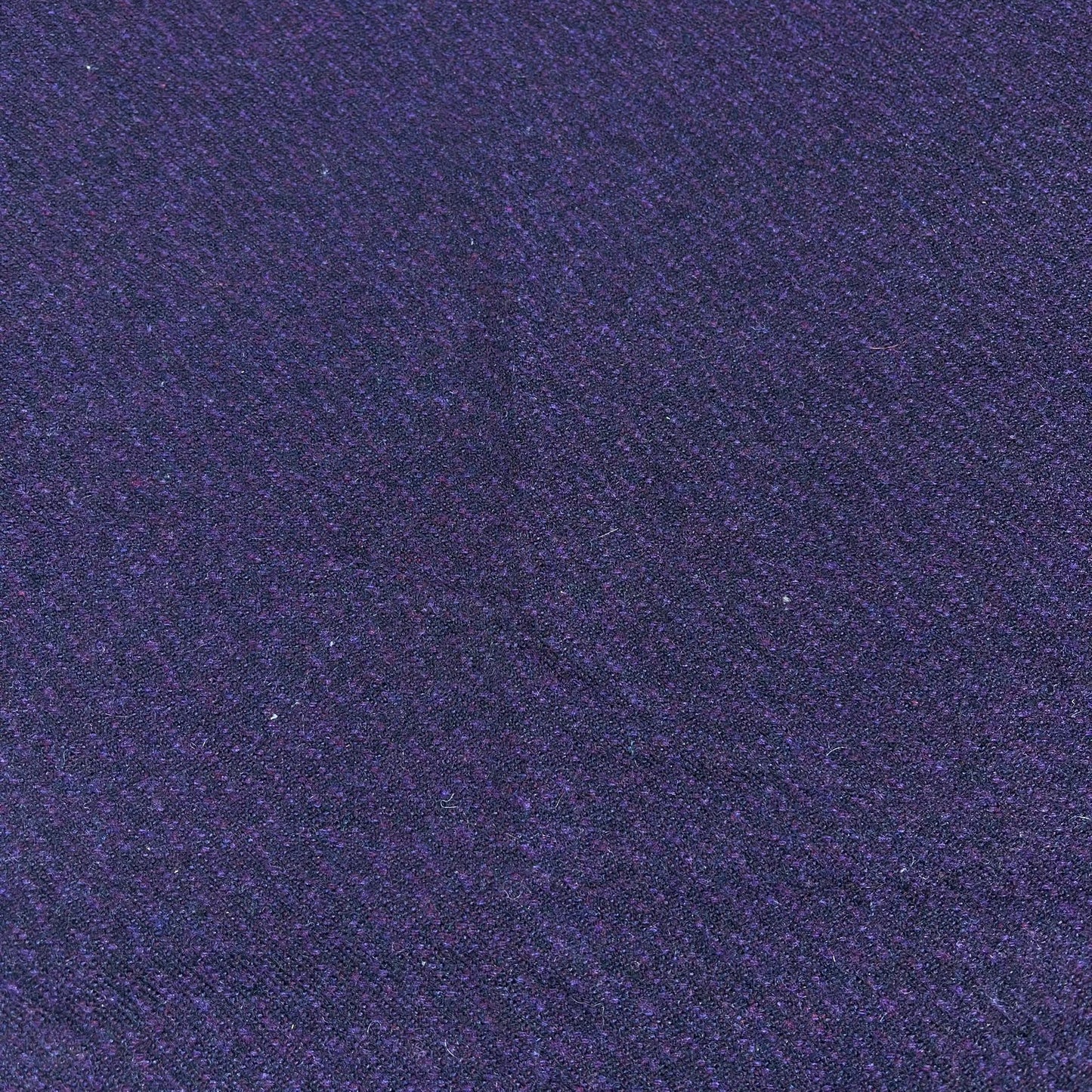 Deep Purple Melange Italian Wool Blend Fabric – Premium Coat, Jacket, Dress & Costume Material – 58" Wide
