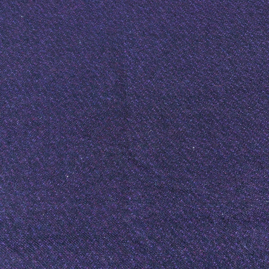 Deep Purple Melange Italian Wool Blend Fabric – Premium Coat, Jacket, Dress & Costume Material – 58" Wide