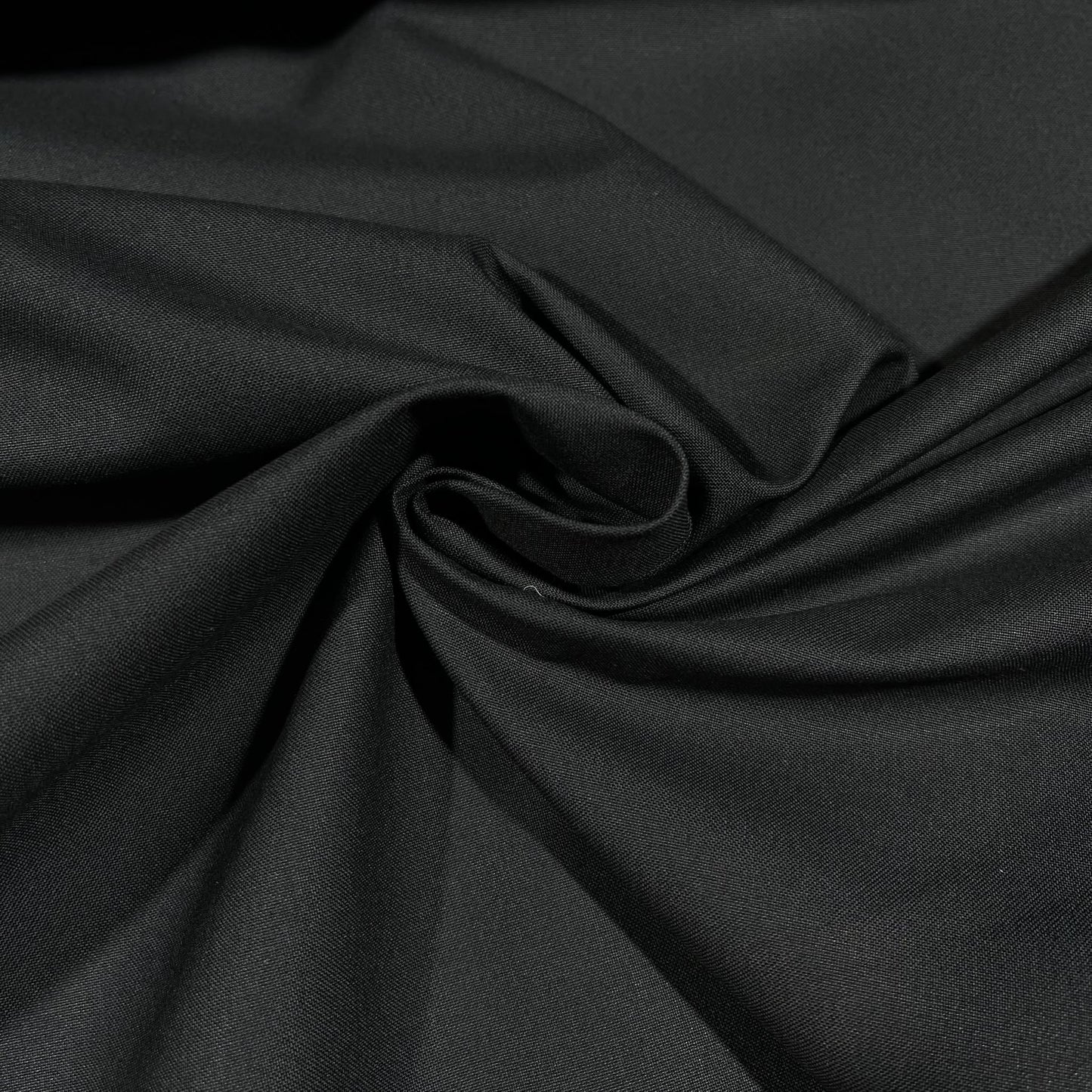 Black Extra Heavy Canvas Fabric 100% Cotton Upholstery Weight Quality 148cm wide