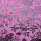 Wine Floral Velvet Devore & Plain Wool Peach Skin Fabric 58" Wide – Mix & Match Powder Touch Fabric By The Metre