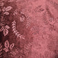 Blood Red Stretch Velvet Fabric 58" Wide – Embossed Floral & Plain Matching Velvet Mix & Match By The Metre