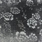 Black Stretch Velvet Fabric 58" Wide – Embossed Floral & Plain Matching Velvet Mix & Match By The Metre
