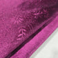 Magenta Stretch Velvet Fabric 58" Wide – Embossed Floral & Plain Matching Velvet Mix & Match By The Metre