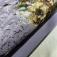 Lilac Floral Velvet Devore & Plain Wool Peach Skin Fabric 58" Wide – Mix & Match By The Metre