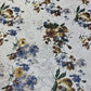 Ivory Floral Velvet Devore & Plain Wool Peach Skin Fabric 58" Wide – Mix & Match By The Metre