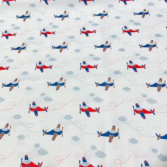Sky Adventure 100% Cotton Quilting Dress Craft Costume Fabric 58" Wide By The Meter