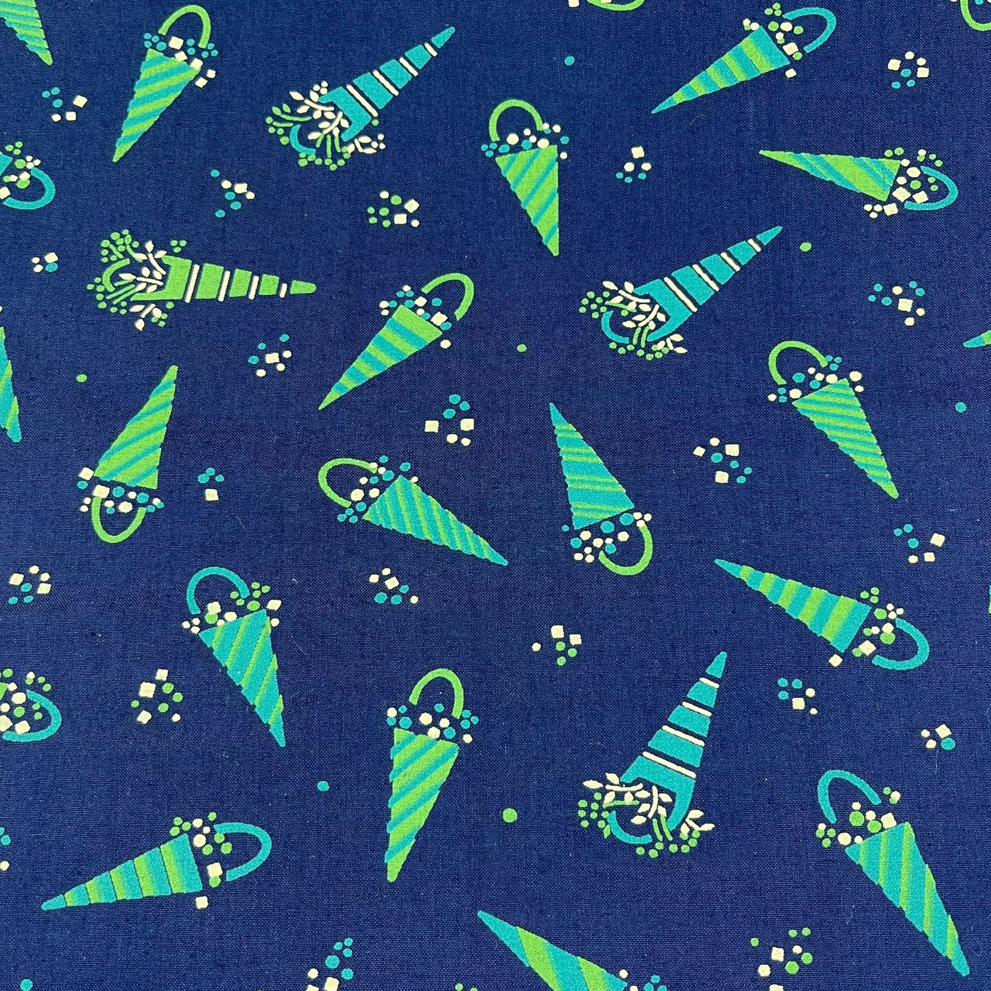 Navy Celebration 100% Cotton Quilting Dress Craft Costume Fabric 58" Wide By The Meter