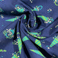 Navy Celebration 100% Cotton Quilting Dress Craft Costume Fabric 58" Wide By The Meter