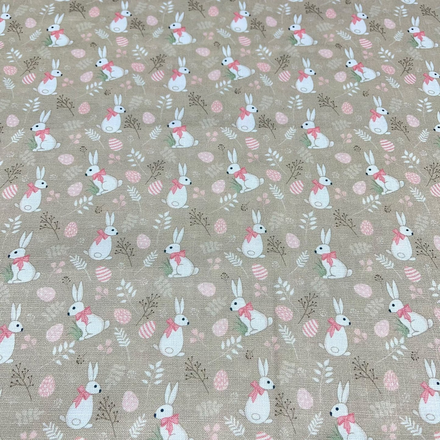 Bunny Toss Print 100% Cotton Quilting Dress Craft Costume Fabric 58" Wide By The Meter