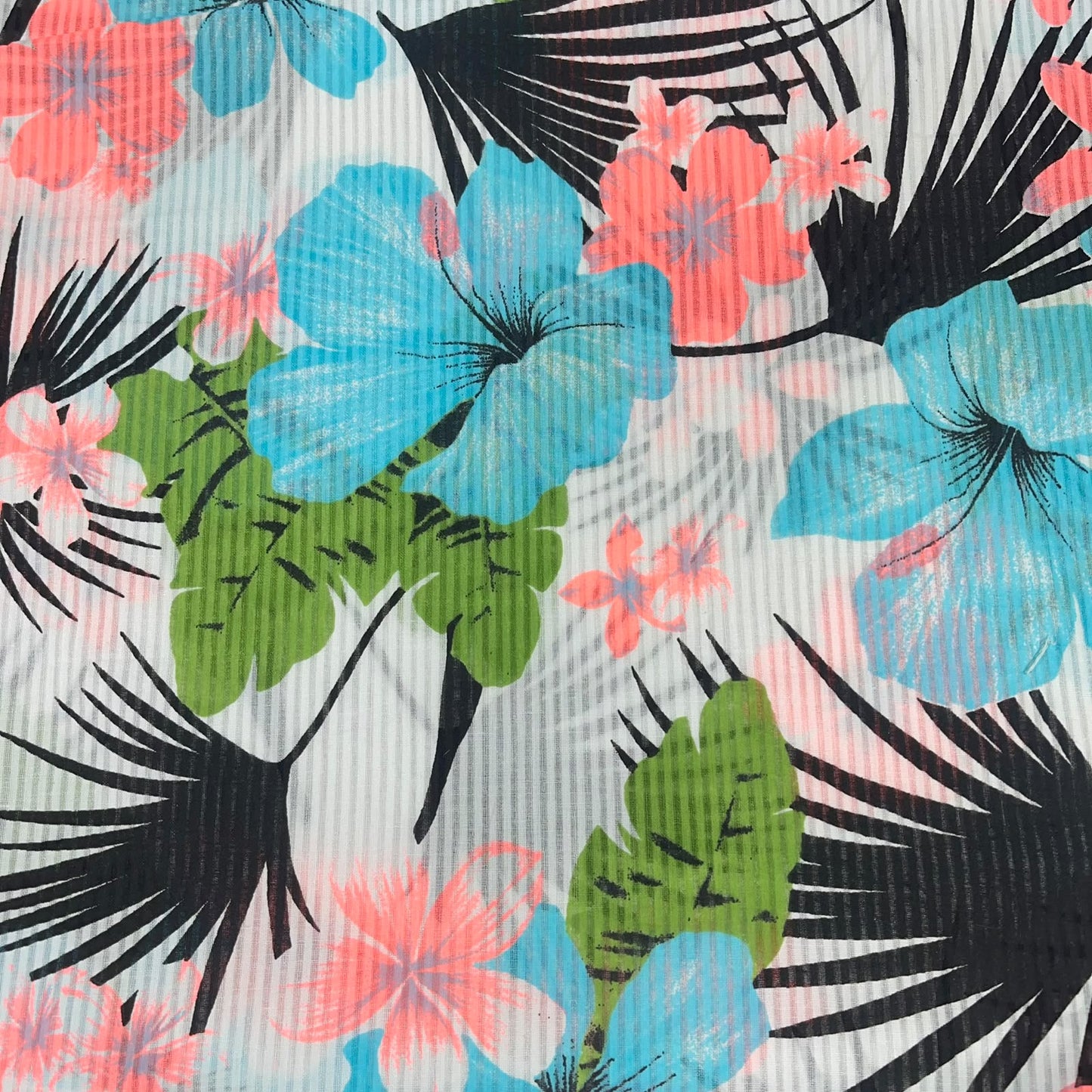 Tropical Botanical 100% Cotton Quilting Dress Craft Costume Fabric 58" Wide By The Meter