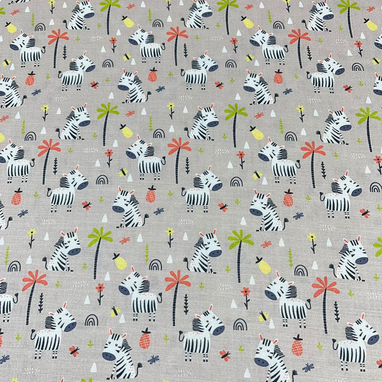 Zebra Safari 100% Cotton Quilting Dress Craft Costume Fabric 58" Wide By The Meter