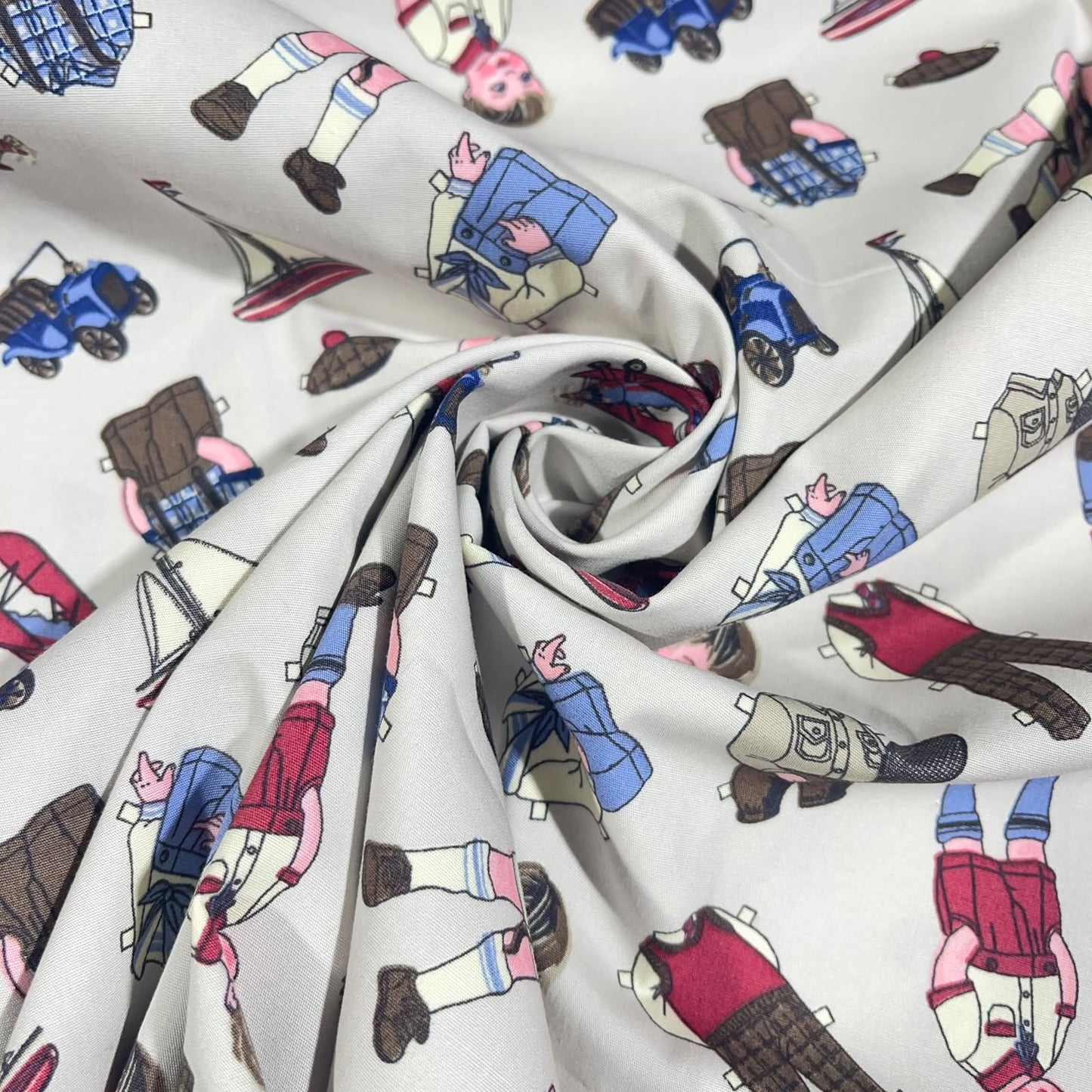 Preppy Lifestyle 100% Cotton Quilting Dress Craft Costume Fabric 58" Wide By The Meter