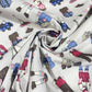 Preppy Lifestyle 100% Cotton Quilting Dress Craft Costume Fabric 58" Wide By The Meter